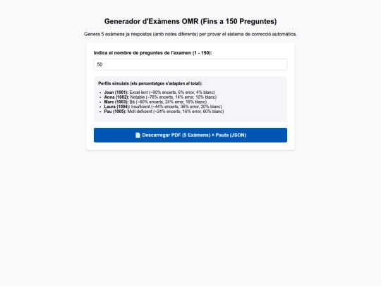 omr/genera150 screenshot