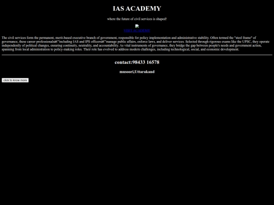 Website screenshot