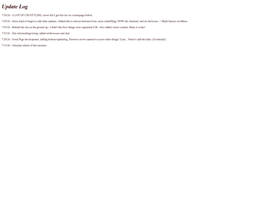 updatelog screenshot