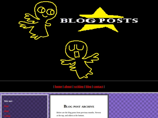 Blogarchive screenshot