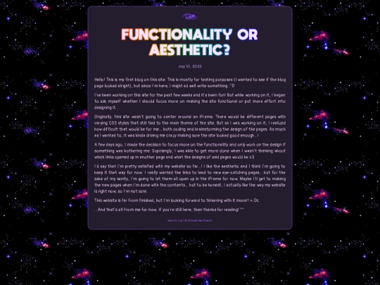 tinyspace/thoughts/blog/functionality_or_aesthetic screenshot