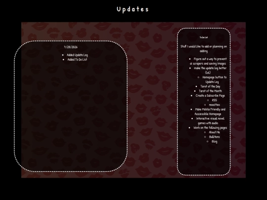 updates screenshot