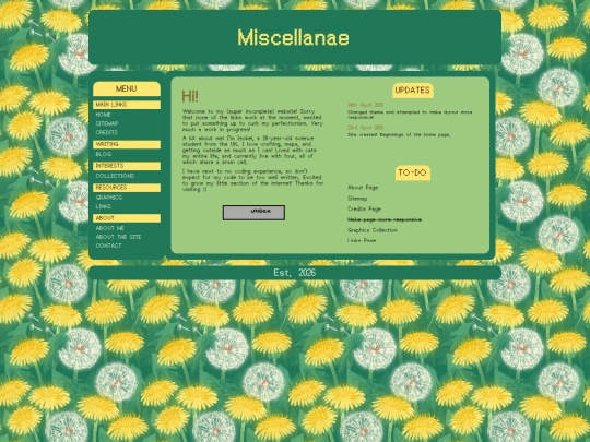 Website screenshot