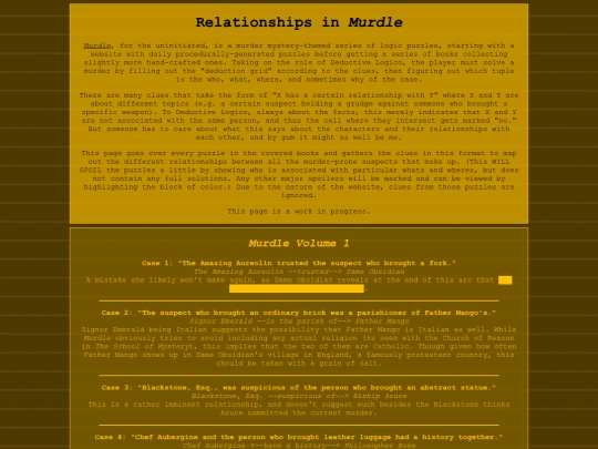 murdlerelationships screenshot