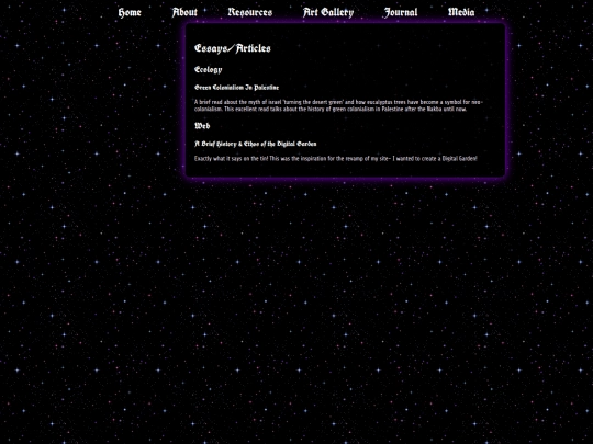 Website screenshot