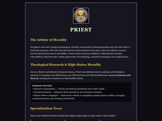 Priest screenshot