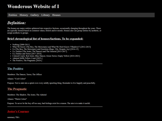 WEB OF I/HTML/houses screenshot