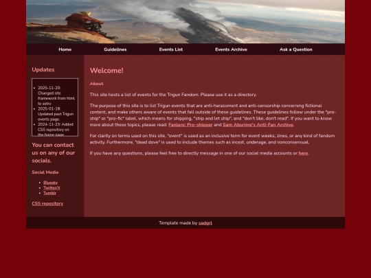 Website screenshot
