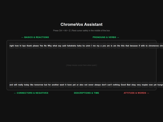 chromevoxtexttospeech screenshot