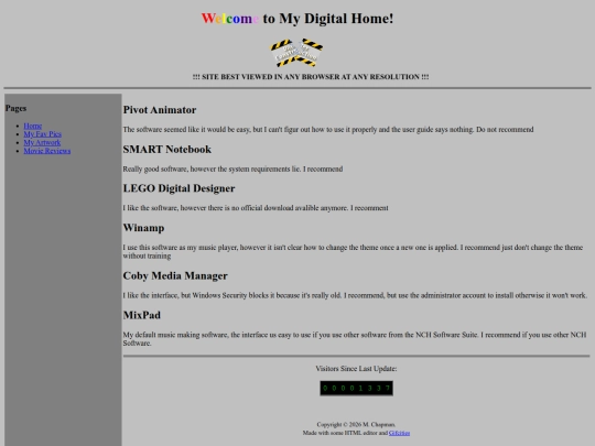 Website screenshot