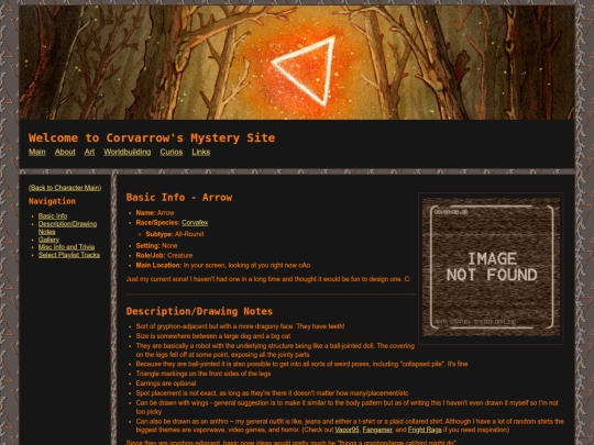 Main/Worldbuilding/Chars/Arrow screenshot