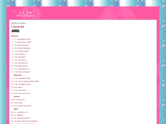 2026list screenshot