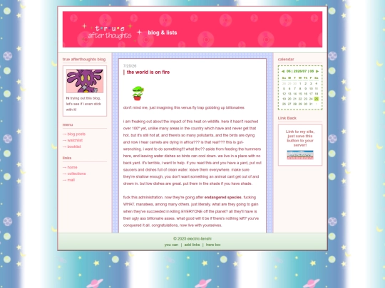 blog screenshot