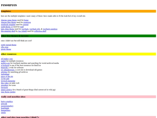 resources screenshot