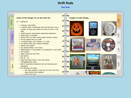 thrift screenshot