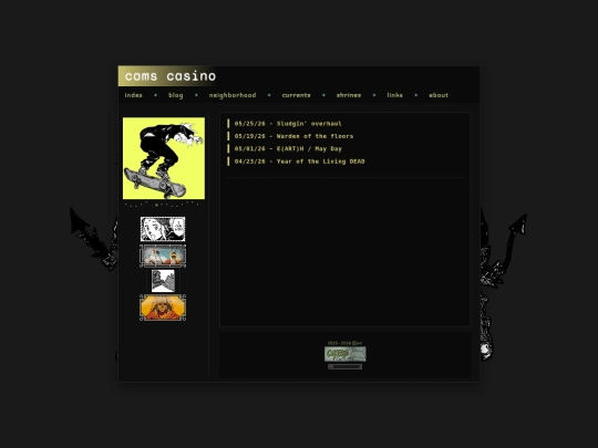 blog screenshot