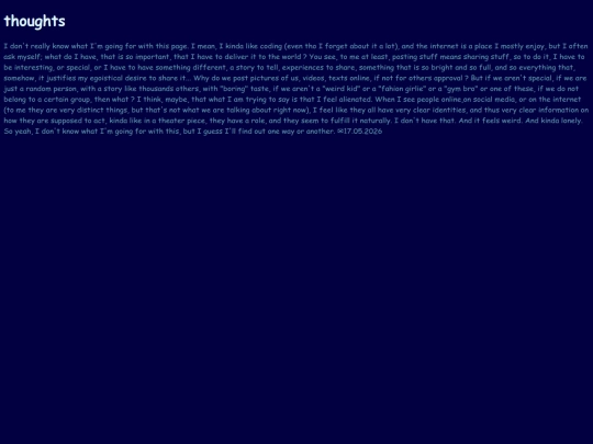 personnal_diary screenshot