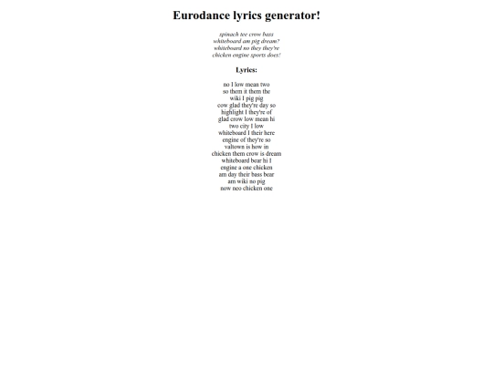 eurodance screenshot