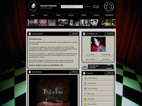Website screenshot