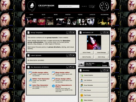 layouts/group-templates screenshot