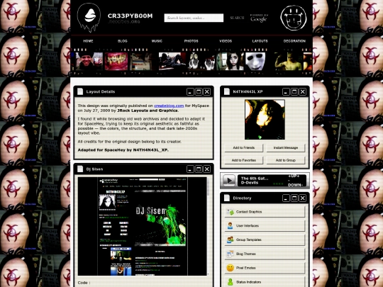 layouts/user-interfaces/code/Dj_Sisen screenshot