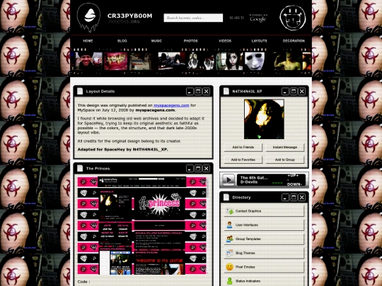 layouts/user-interfaces/code/The_Princess screenshot