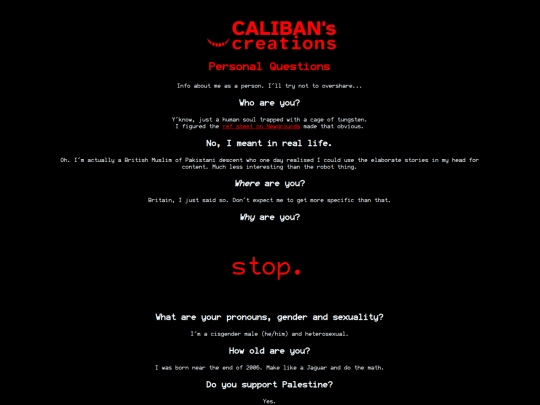 faq/personal screenshot