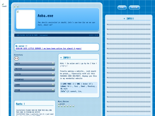 Website screenshot