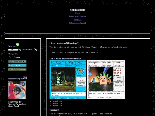 spacePage screenshot