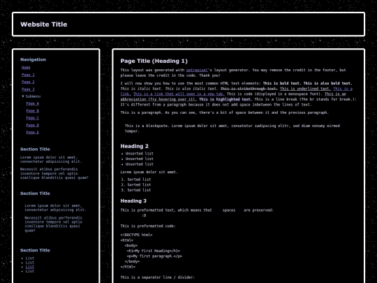 spacePage/spacePage screenshot