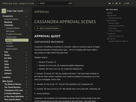 inquisition/transcripts/companions/cassandra/approval screenshot