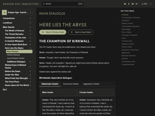 inquisition/transcripts/main-quests/hlta/main-dialogue screenshot