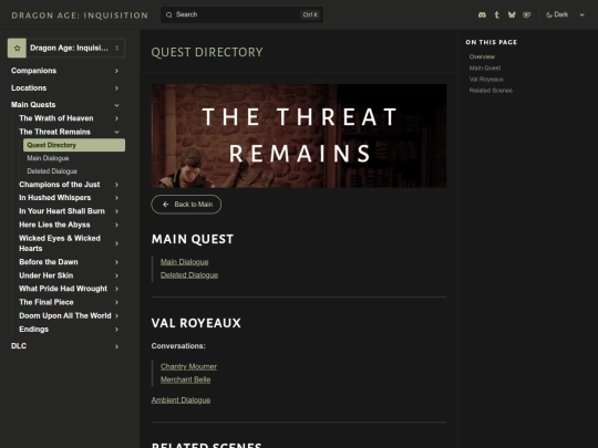 inquisition/transcripts/main-quests/ttr/directory screenshot