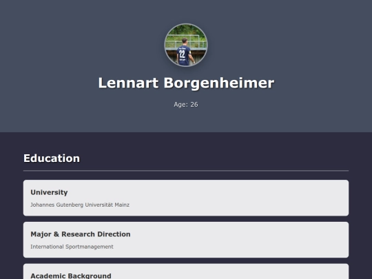 Lennart Borgenheimer screenshot