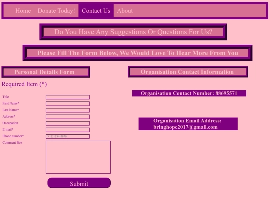 ContactUs screenshot