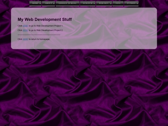 webDev screenshot