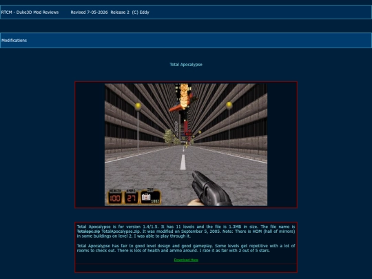 knowledge-base/reviews-mod-duke3d/total-apocalypse screenshot