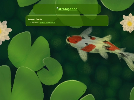 tagged/textile screenshot
