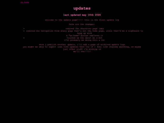 updates screenshot