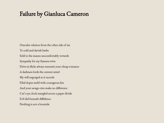 failure-by-gianluca-cameron screenshot