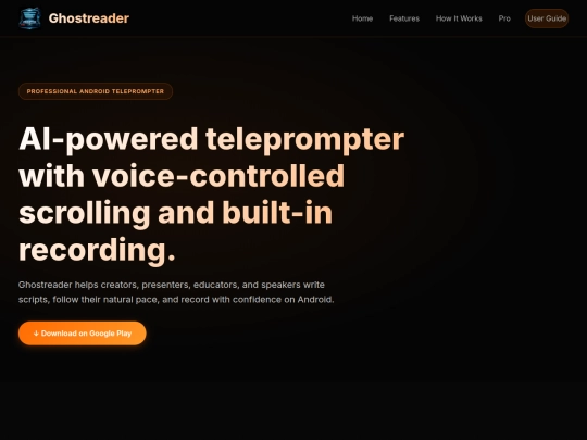 ghostreader screenshot