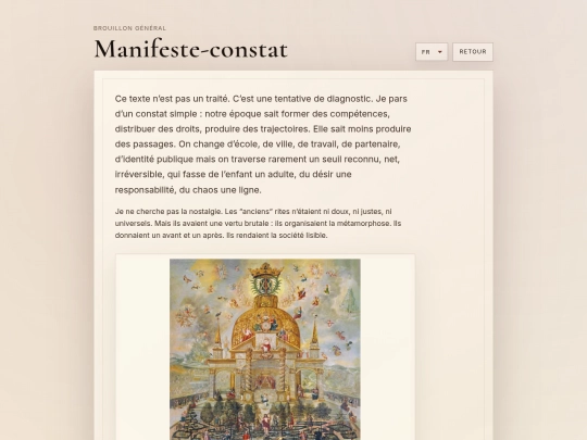 manifeste screenshot
