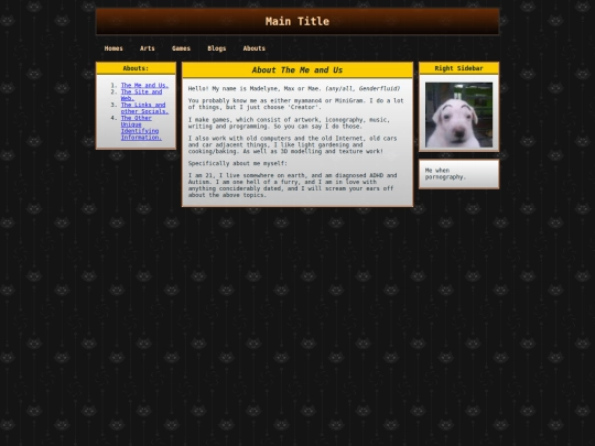 aboutMe_theMyself screenshot