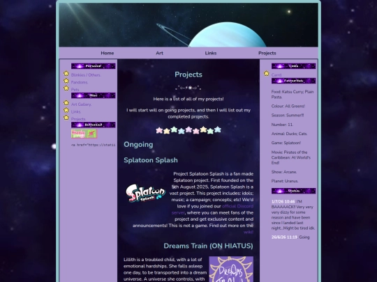 projects screenshot