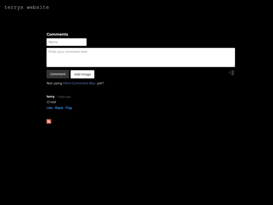guestbook screenshot