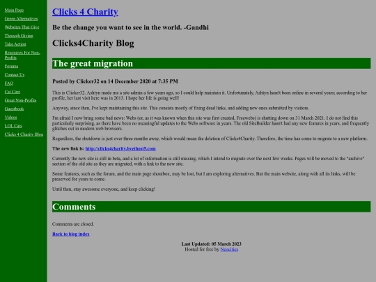 Website screenshot