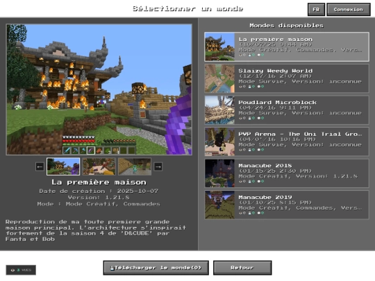 minecraft/saves screenshot