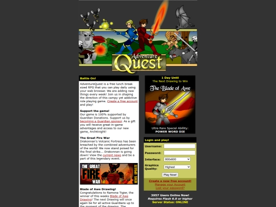 oldweb/battleon.com screenshot