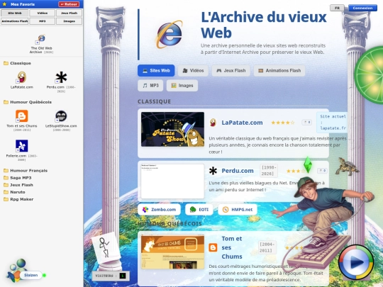oldweb screenshot