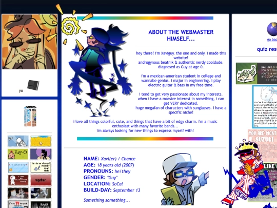 aboutme screenshot